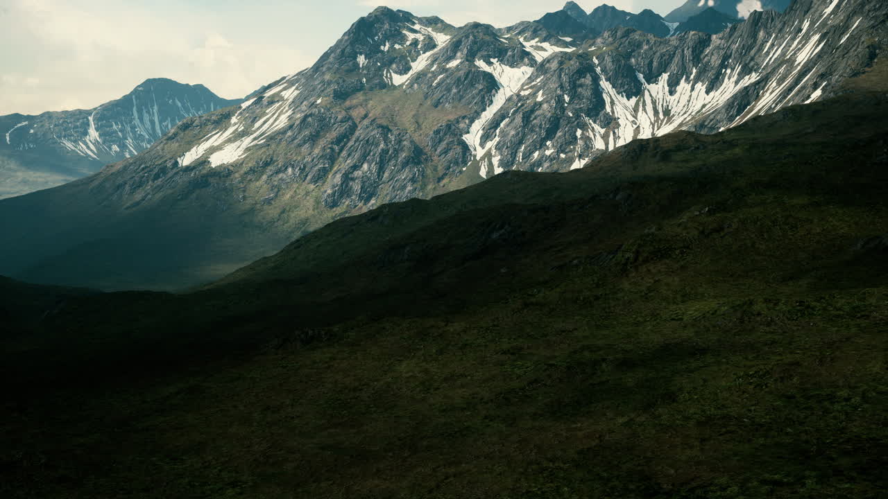 hermosa vista panorámica de las montañas
