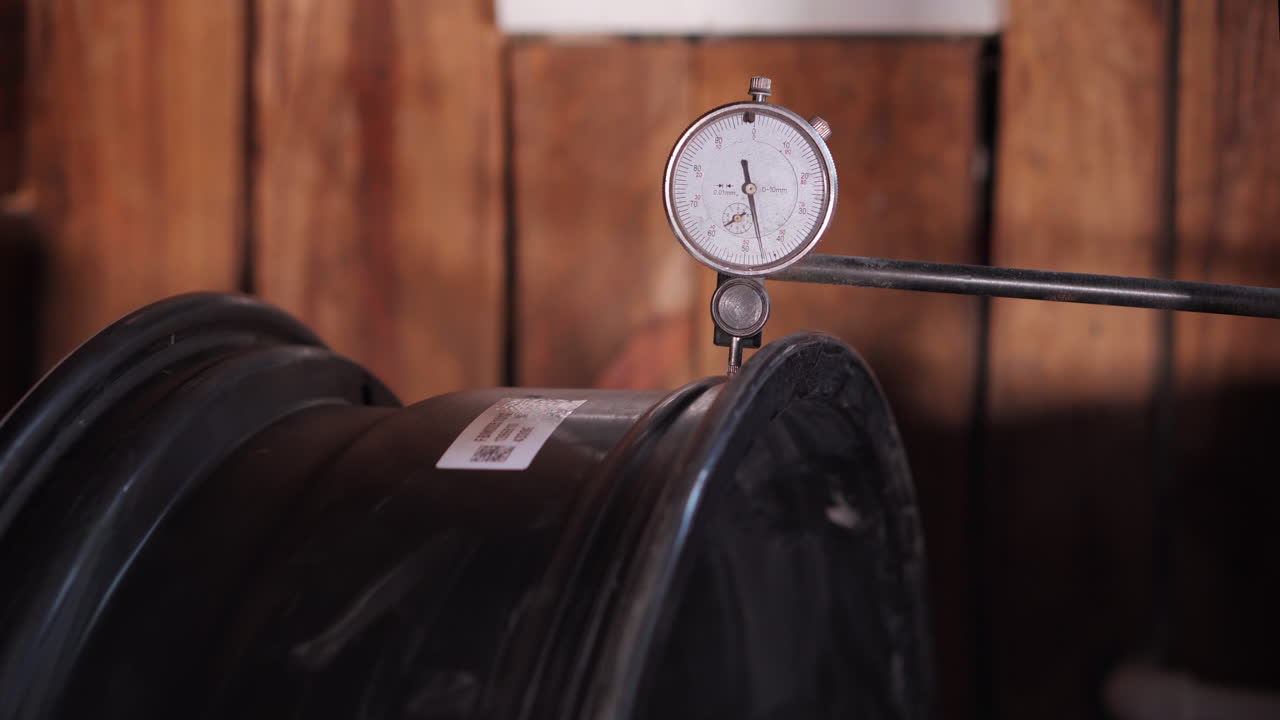 medición de la alineación de la rueda