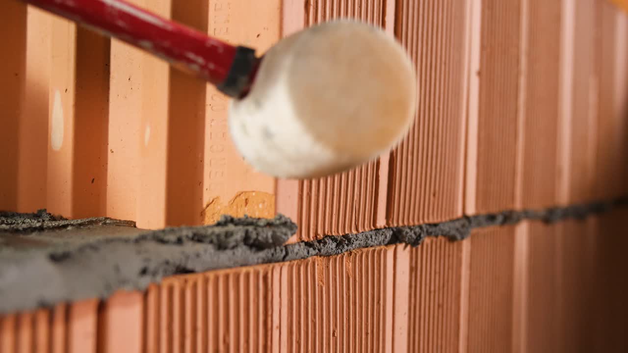 벽돌을 짓는 과정