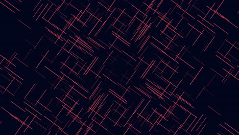 motion red lines pattern on dark space