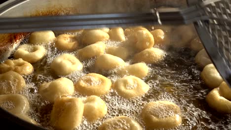 turkish anatolia traditional sweet dessert donut named lokma