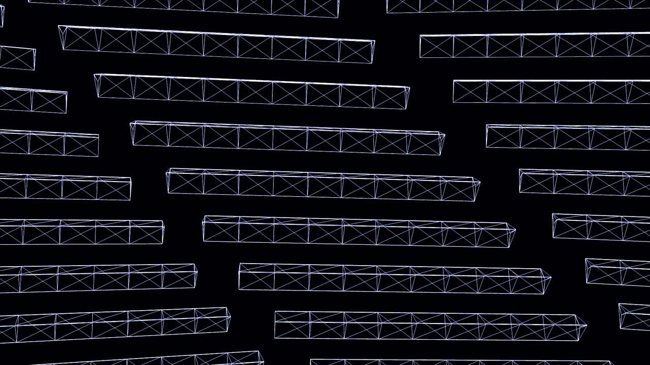 patrón geométrico de marco de alambre abstracto