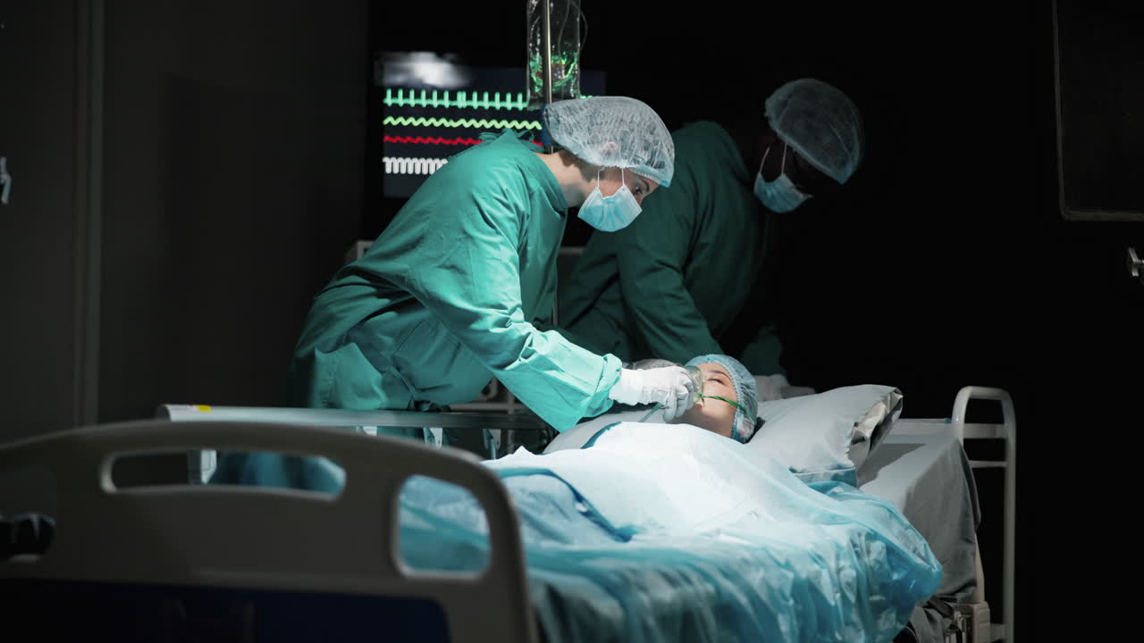 Operation på en operationsstue