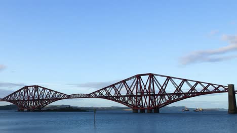 time-lapse of iconic bridge over water