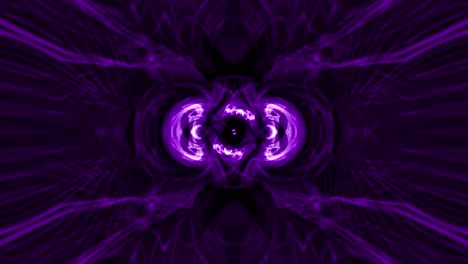 abstract brillante neón púrpura ultravioleta psicodélico hipnótico animación en bucle. caleidoscopio, animación en loop vj, patrón, gráficos de ilustración 4k, energía futurista abstracta fondo colorido.