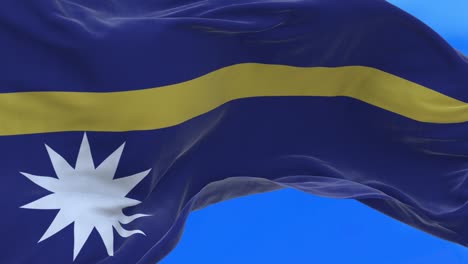 seamless loop of nauru flag.