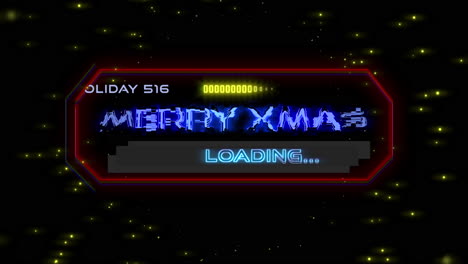 Merry-XMAS-with-HUD-elements-and-neon-screen