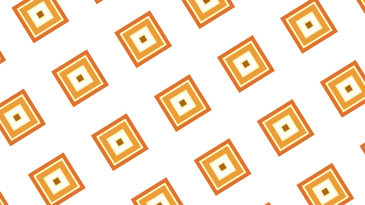 Orange and Brown Geometric Pattern