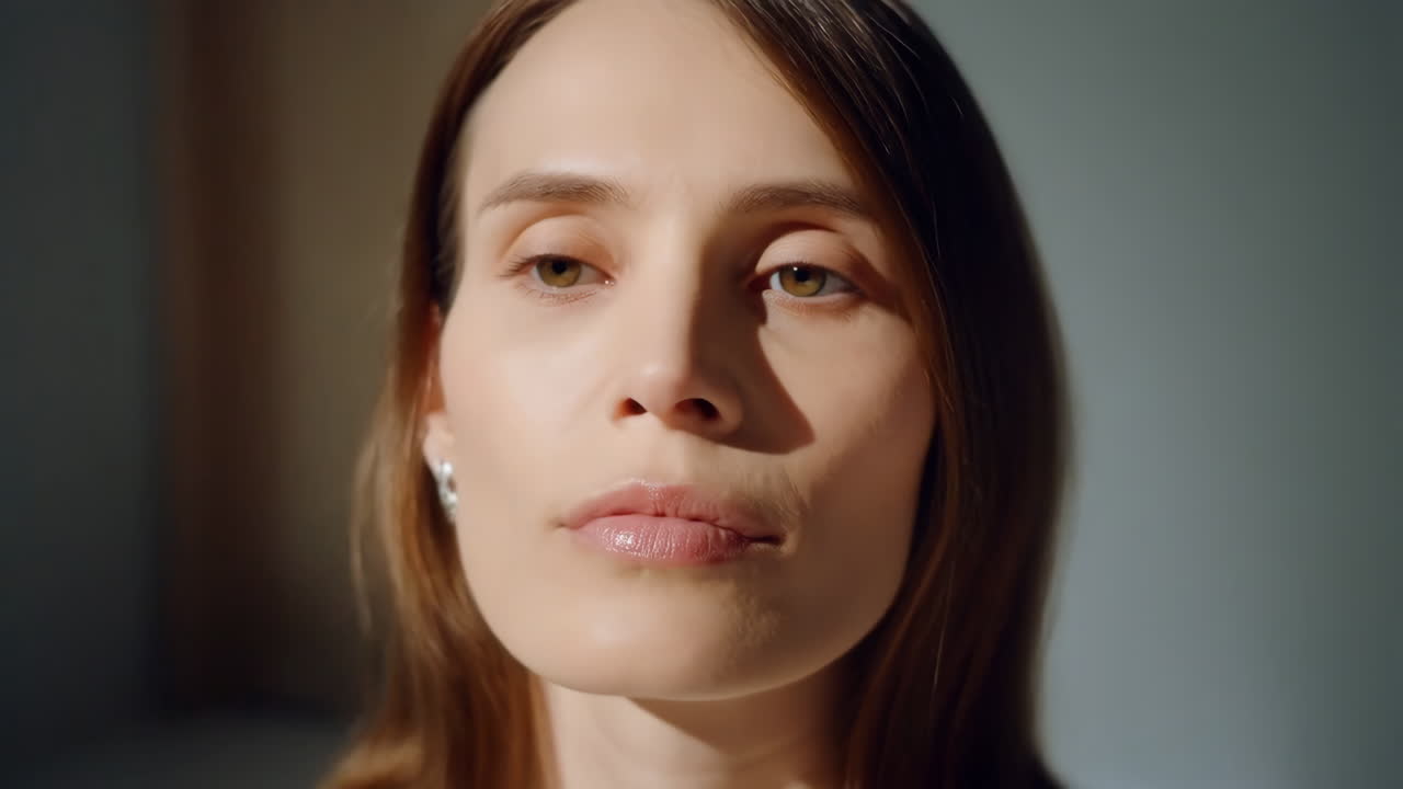 Artist drawing and pensive portrait