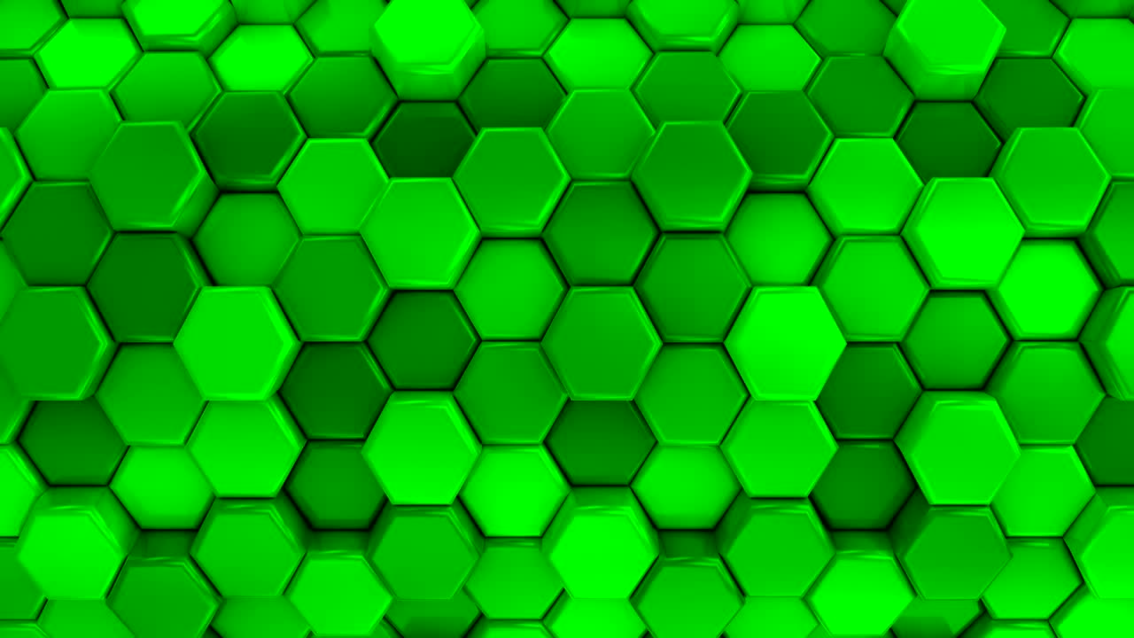 Animated Honeycombs Changes Color