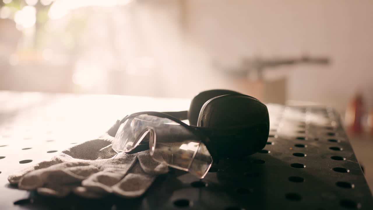 보호 안경, 장갑 및 건설용 안전