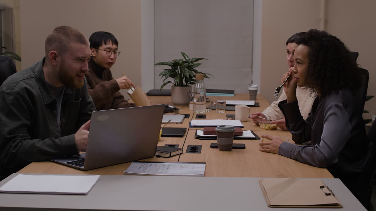 Business Meeting Lunch Break