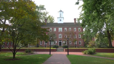 panning shot of generic college campus ohio university