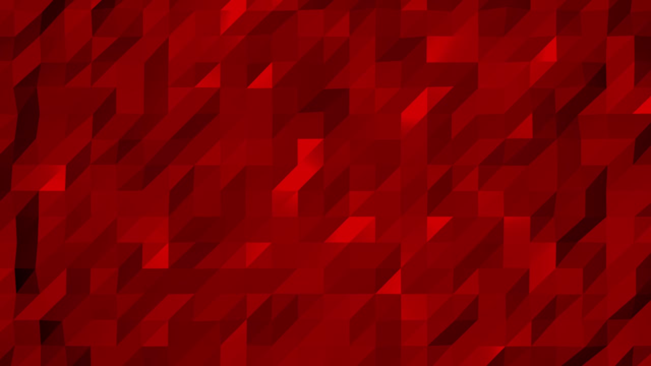 추상적인 빨간색 3d 기하학 패턴 모자이크 금속 배경 비즈니스 프레젠테이션