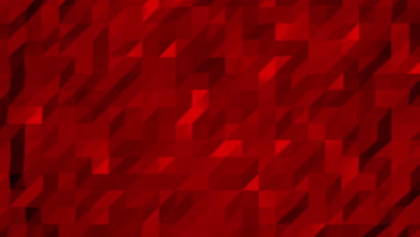 patrón geométrico rojo abstracto 3d. fondo metálico de mosaico para presentación de negocios