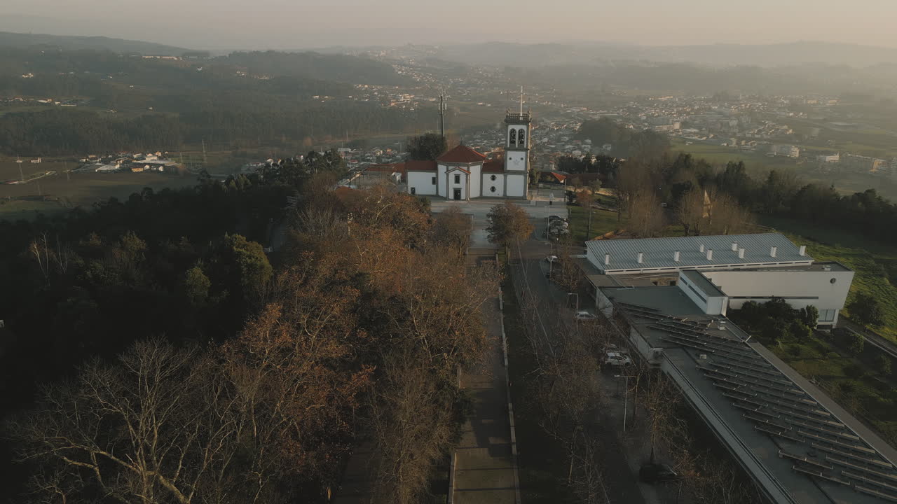 Twilight at Santa Quit&eacute;ria Sanctuary, Felgueiras, Portugal