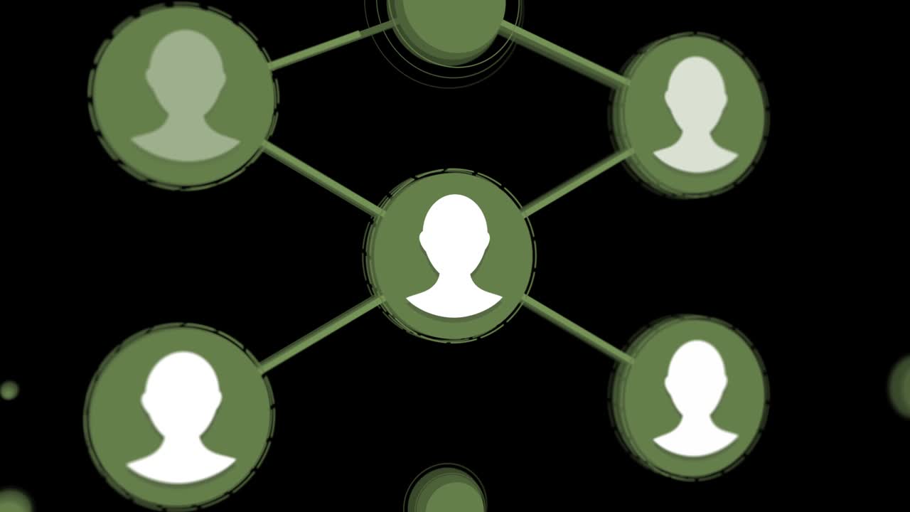 성장하는 네트워크 루프: 프레젠테이션, 매뉴얼, 디자인 등에서 사용할 수 있는 소셜 네트워크 애니메이션