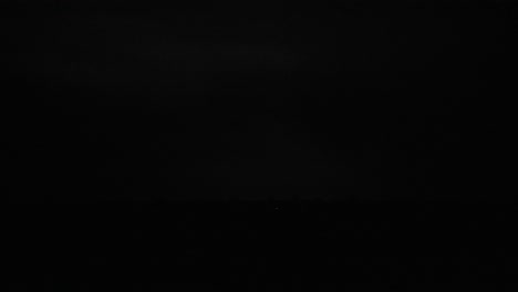lightning storm at night