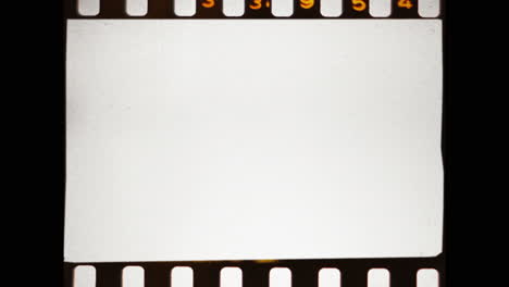 real 35mm 4x3 film frame overlay - dirty