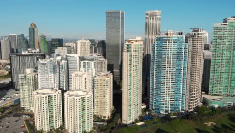 bonifacio global city aerial view