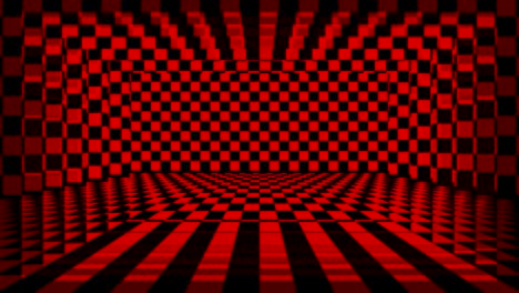 stage squares abstract background red