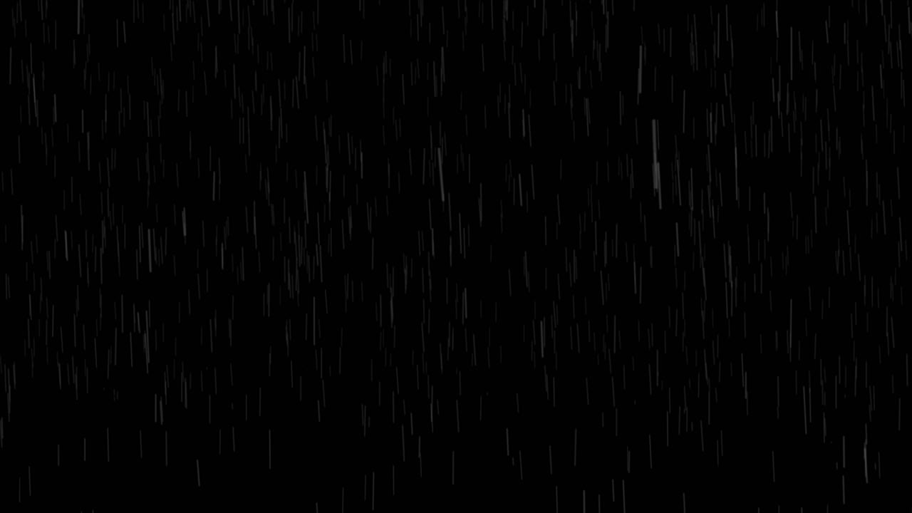 4k loop animation background of rain drops falling with green screen slow rain thunder speedy night