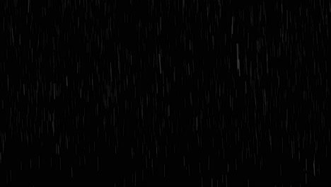 4k loop animation background of rain drops falling with green screen slow rain thunder speedy night