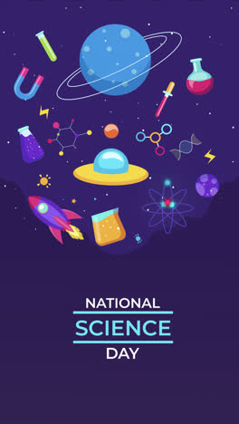 Ilustración del día nacional de la ciencia