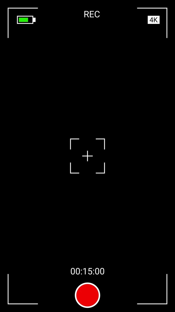 Digital Camera Recording Interface Overlay