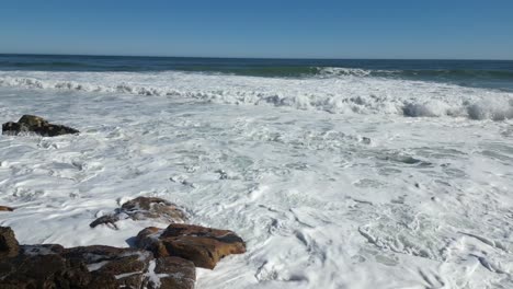 the coastline on the atlantic side of the cape province, western cape