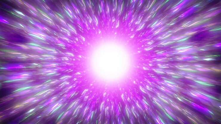 Purple sparkling rhinestones and gems round animation. Beautiful luxury abstract looped background