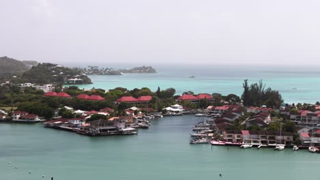 luxury marina and waterfront homes in the caribbean
