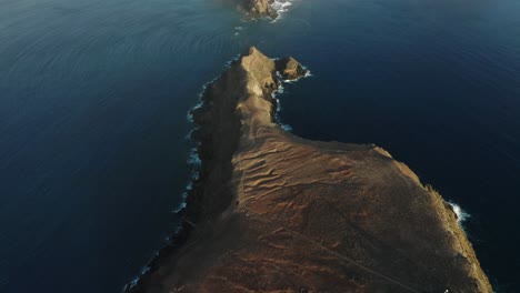 above ilhéu de cima revealing porto santo island with scenic mountains