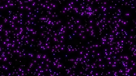 binary code pattern on black and purple background