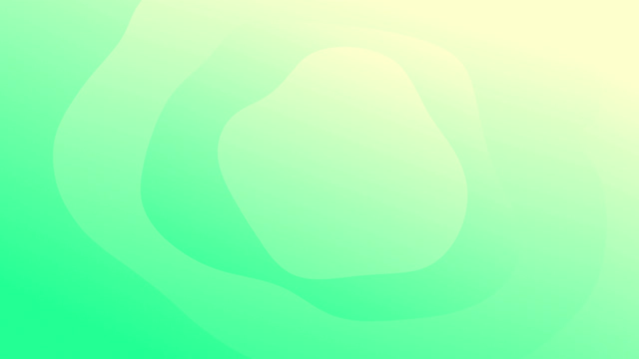 animación de líneas de gradiente verde ondulando en un bucle sin costuras