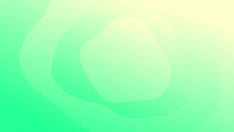 animación de líneas de gradiente verde ondulando en un bucle sin costuras