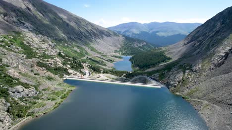 maldito lago alpino en breckenridge colorado - blue lakes trail cumbre condado colorado