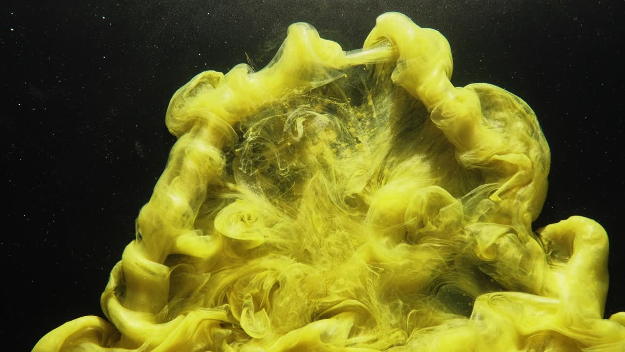 pintura gota de agua color salpicaduras logotipo revelan amarillo