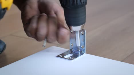 assembling furniture with drill