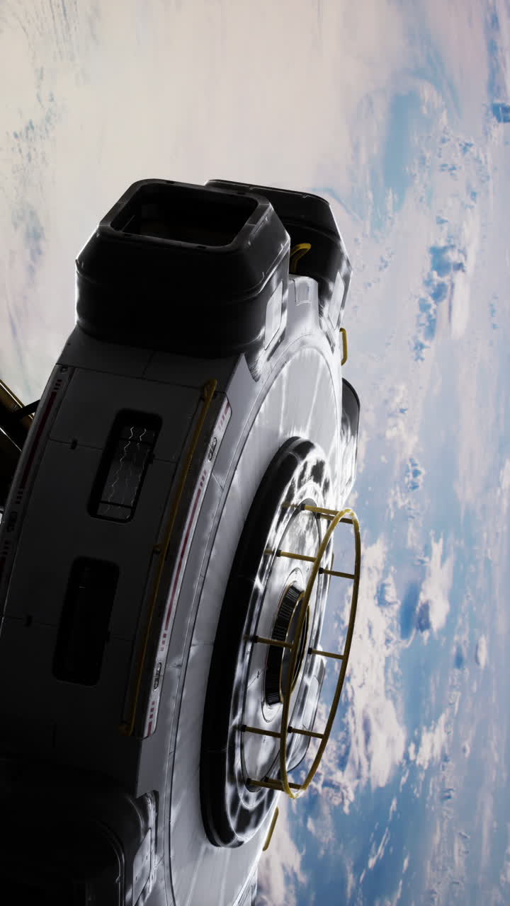Stazione spaziale in orbita attorno alla Terra