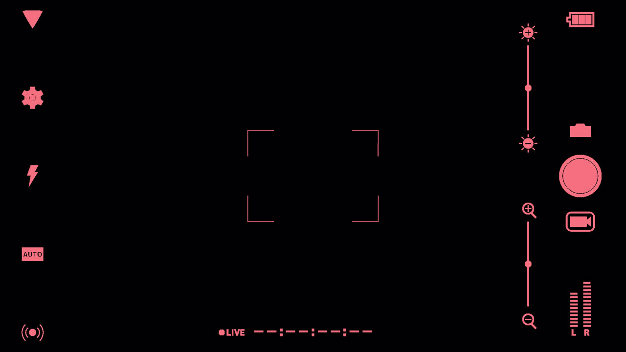 전화 카메라 라이브 애니메이션 오버레이 1080p - 30fps - 알파 채널 (8)