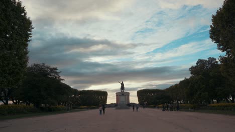 promenade du peyrou, montpellier - france