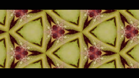 abstract floral kaleidoscope pattern