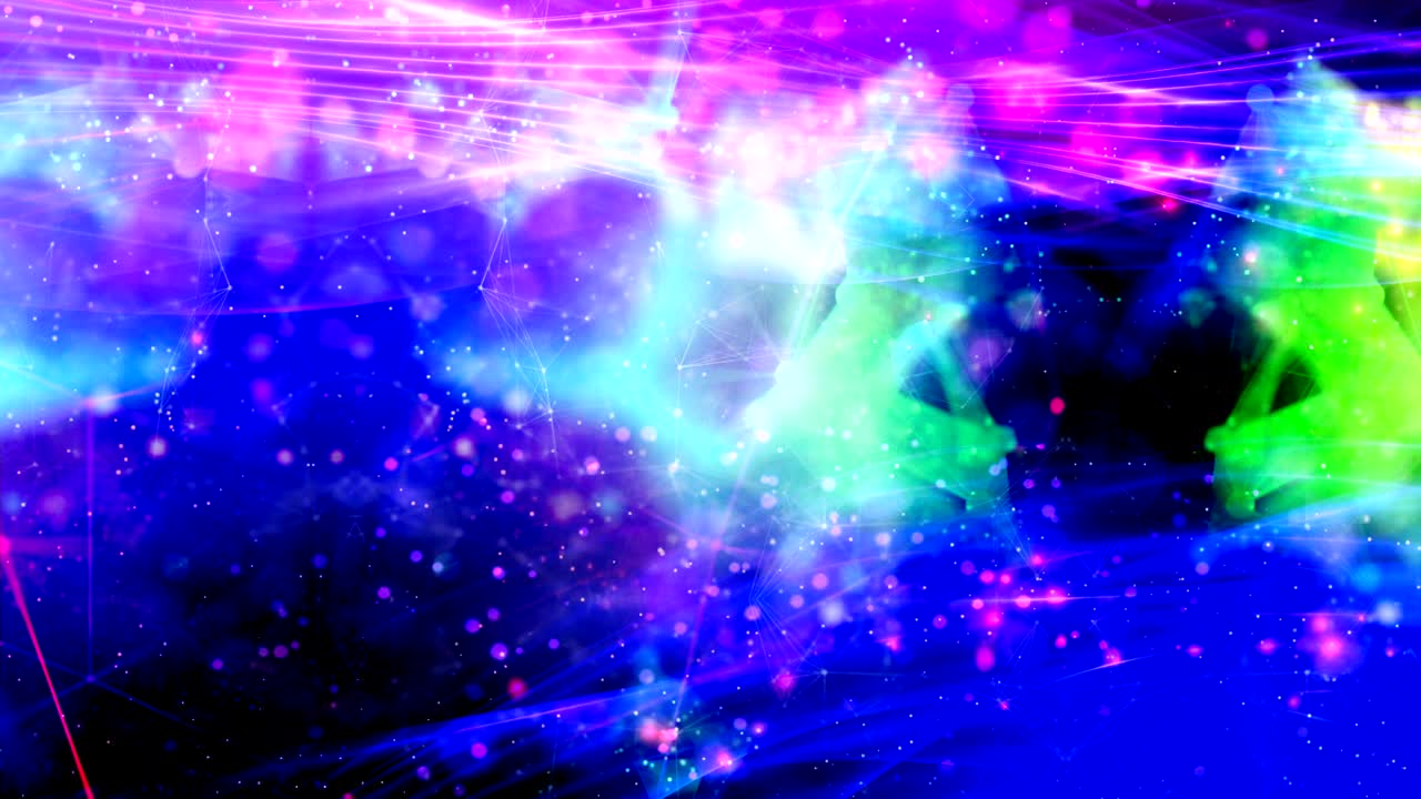 4k fondo abstracto, partículas corlorosas, fondos en bucle