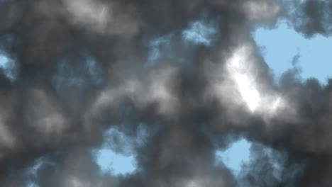 movimiento de nubes dramáticas de fondo. bucle sin fisuras.