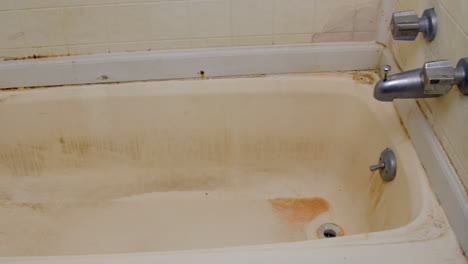 gross, filthy old tub