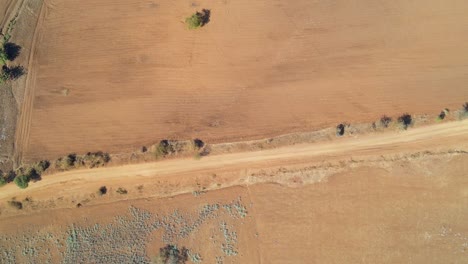 drone vista de la kenia rural