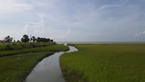 Low-Drone-Over-Tributary-to-the-Bay