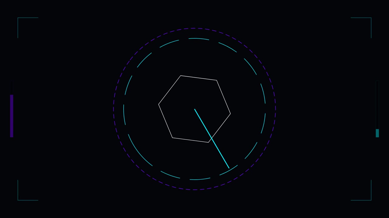 Interface de Radar Digital com Linha de Varredura Rotativa