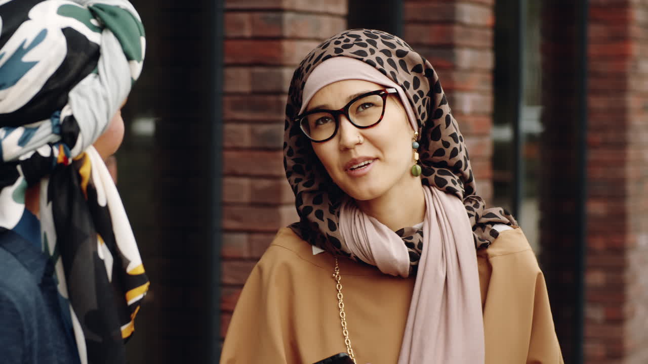 Happy Women Gathering and Talking Outside